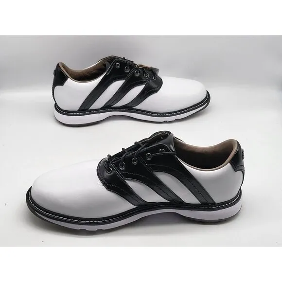 Adidas MC Z-Traxion Golf Shoes Mens Size 9.5 White &amp; Black IF2714