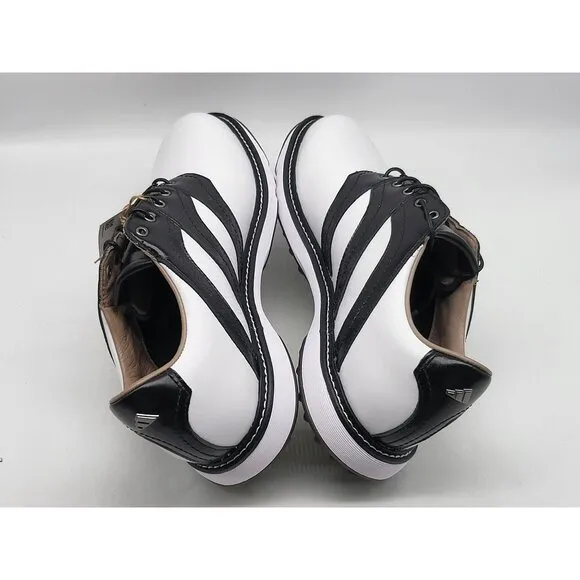 Adidas MC Z-Traxion Golf Shoes Mens Size 9.5 White &amp; Black IF2714