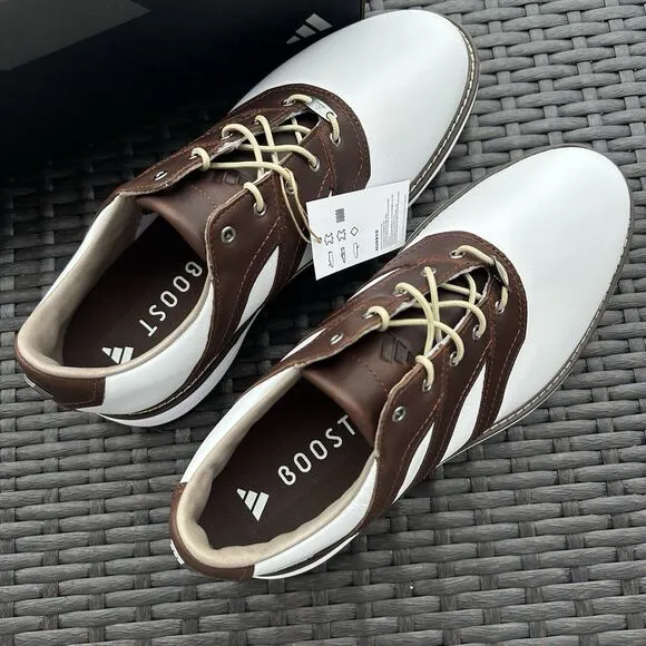 Adidas MC Z-Traxion White/Brown Golf Men's Shoes IG0910
