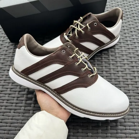 Adidas MC Z-Traxion White/Brown Golf Men's Shoes IG0910