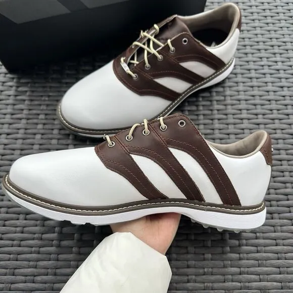 Adidas MC Z-Traxion White/Brown Golf Men's Shoes IG0910