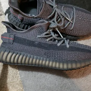 Adidas Men's Black Yeezy Boost 350 V2 Sneakers