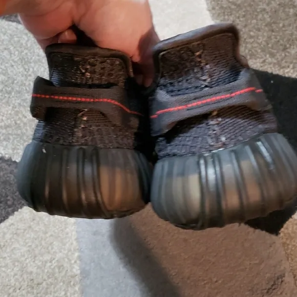 Adidas Men's Black Yeezy Boost 350 V2 Sneakers