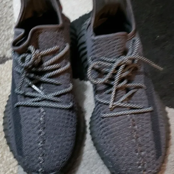 Adidas Men's Black Yeezy Boost 350 V2 Sneakers