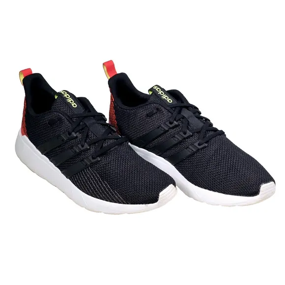 adidas Men's Questar Flow Black Orange Running Shoes Sneakers Size 11.5 F36243