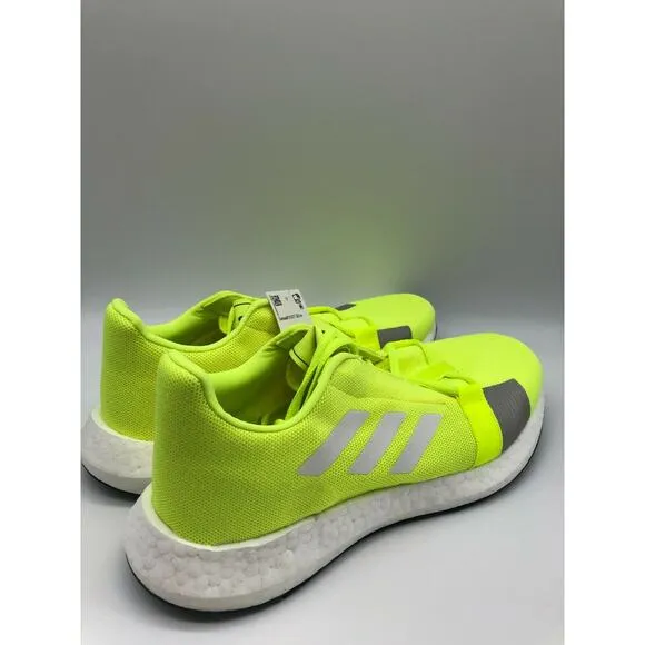 adidas Men's Senseboost GO Running Shoes Neon/Yellow Sneakers EF1580 Size 9.5🛒