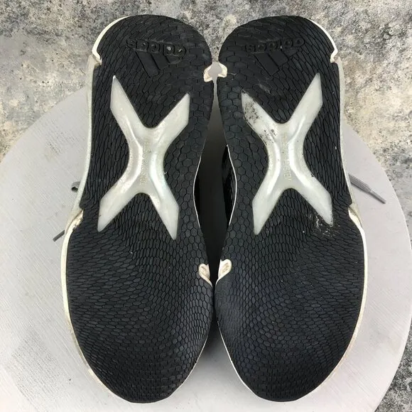 Adidas Men's Size 13 Edge XT Dove Grey Core Black Cloud White Running Sneakers