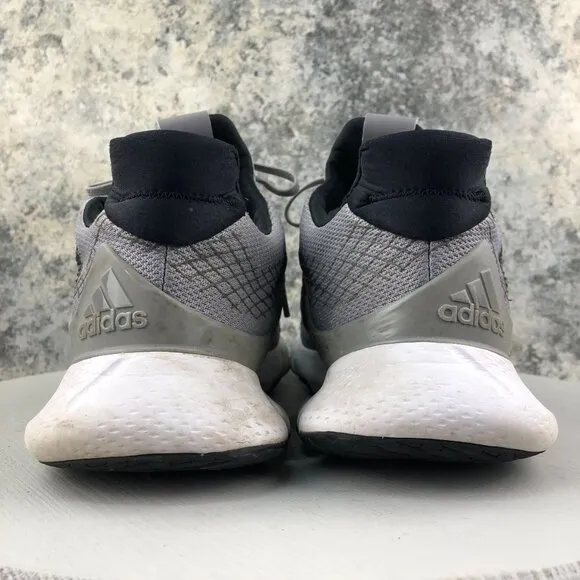 Adidas Men's Size 13 Edge XT Dove Grey Core Black Cloud White Running Sneakers