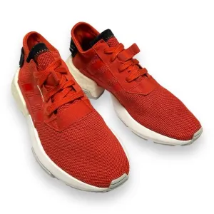 Adidas Mens Sneakers Sz 6 Red POD-S3.1 Lace Up Mesh Shoes Boost NEW