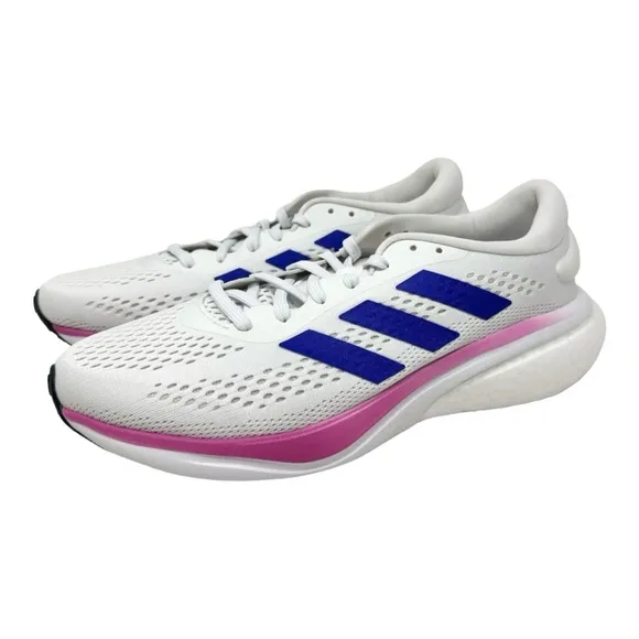 Adidas Men’s Supernova 2 HQ9939 White/Blue/Pink Size 13