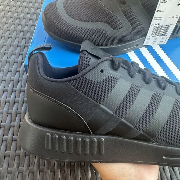 Adidas Multix Men's Athletic Shoes Triple Black FZ3438