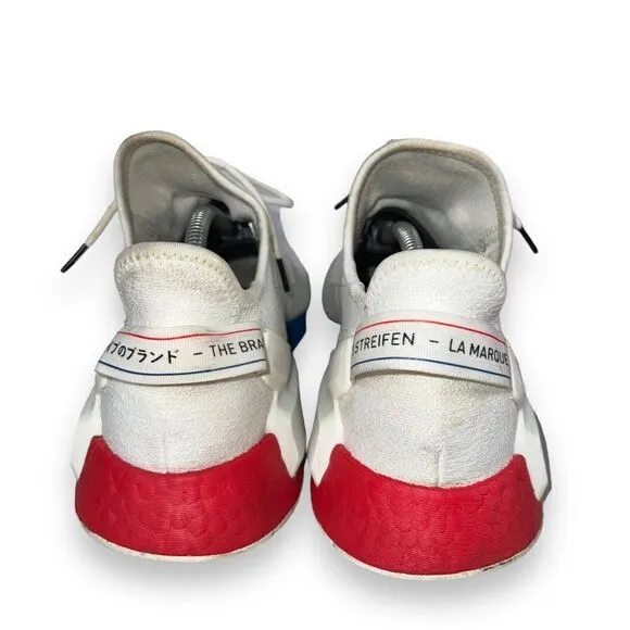 Adidas NMD_R1 V2 'White Lush Red Blue' FX4148 Men's 11