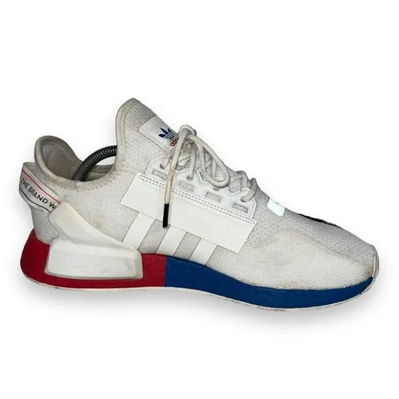 Adidas NMD_R1 V2 'White Lush Red Blue' FX4148 Men's 11