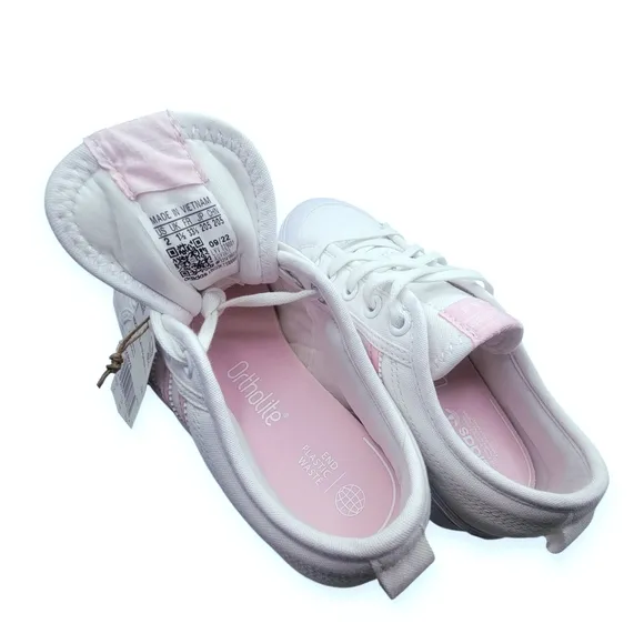 Adidas Originals Kids Nizza Platform (Little Kid) (White/Clear Pink/White)...