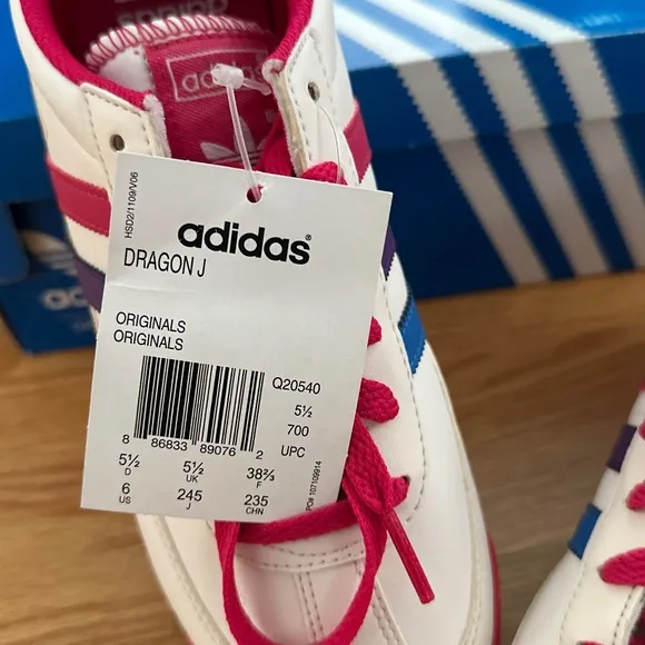 adidas Originals NIB Dragon J (US W7/M6)