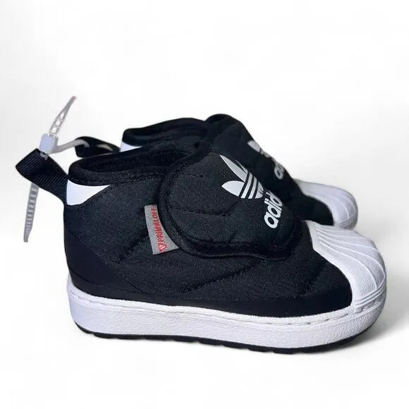 Adidas Originals Superstar 360 Boots Black/White FV7266 Infant 5.5 UK 5 EU 21