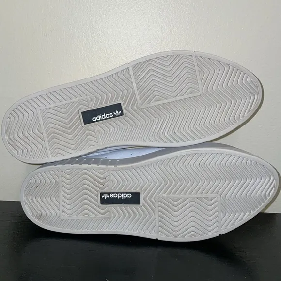 ADIDAS ORIGINALS WOMEN'S SLEEK SUPER ZIP TRAINERS SHOES SNEAKERS WHITE PLATFORM