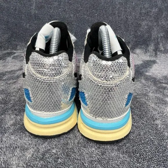 Adidas Originals ZX 4000 Sequin Sneakers Women's Size 8 Silver