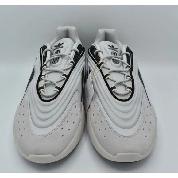 Adidas Originals Mens Size 11.5 Ozelia Grey Black Sneakers Shoes