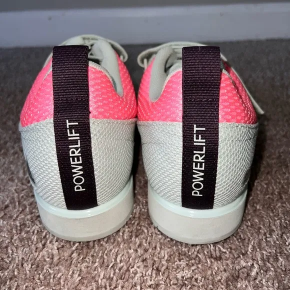 Adidas Pink/ Green Powerlift 5 Weightlifting Sneakers Mens 11 Women’s 12
