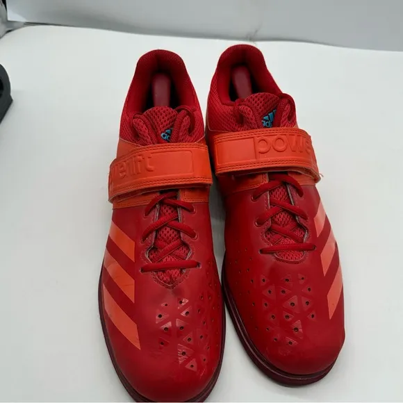Adidas Powerlift 3.1 Mens 12 Weightlifting Shoes Sneakers Gym Hook &amp; Loop BA8016