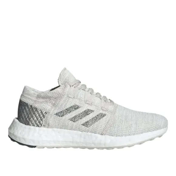 Adidas PureBoost Go J Non Dyed Grey and White shoes size 11
