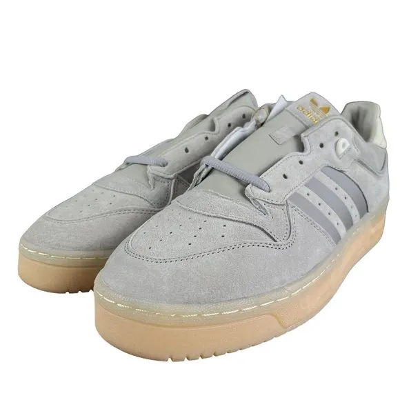 Adidas Rivalry Low 86 Sesame Grey Off White Shoes FZ6323 Men's Sizes 7.5 - 13