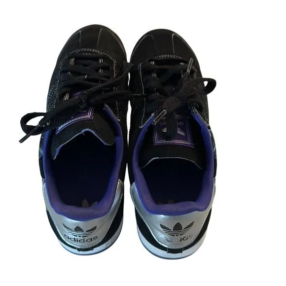 Adidas Shoes Purple Black Somoa Sneakers Youth Size 4.5