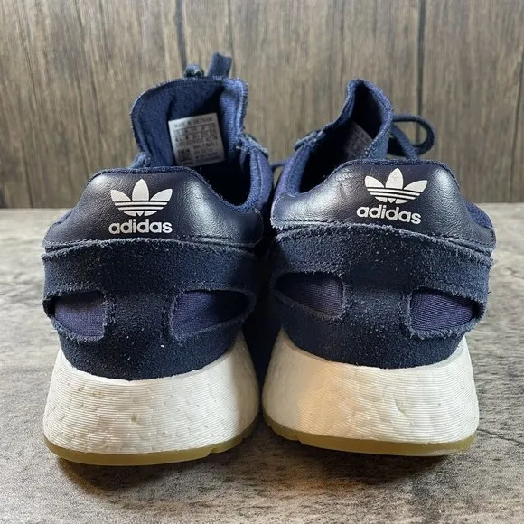 ADIDAS Sneakers Iniki Runner I-5923 Navy Blue/Gum Running Shoes D97347 Size 4.5