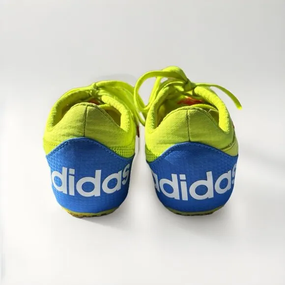 Adidas Sprint Star 4 Mens Size 9.5 Yellow Running Track &amp; Field Spikes Shoes