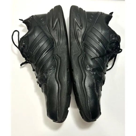 Adidas Strutter Lace Up Black Sneakers Shoes