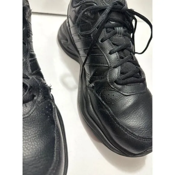 Adidas Strutter Lace Up Black Sneakers Shoes