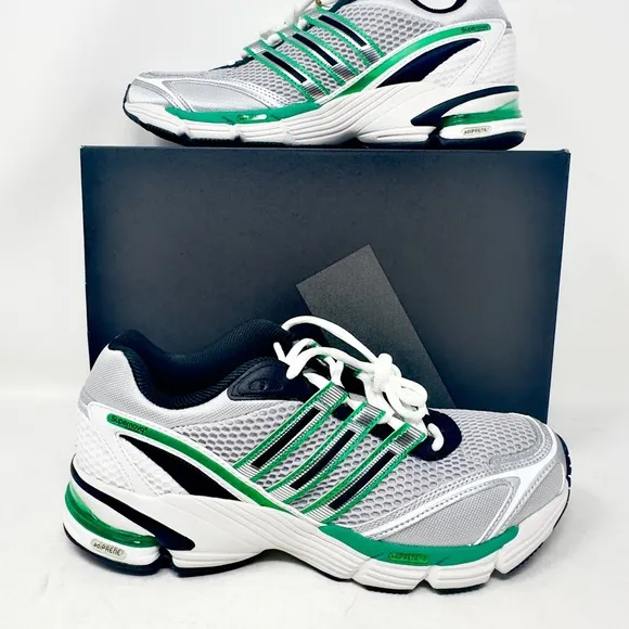 Adidas Supernova Cushion 7 IG1745 Matte Silver / Core Black / Surf Green Sz 8-13