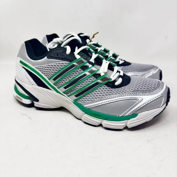 Adidas Supernova Cushion 7 IG1745 Matte Silver / Core Black / Surf Green Sz 8-13