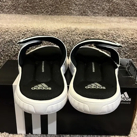Adidas Superstar 3G Slides Sandals Shoes new white black G61951 Mens Size 7