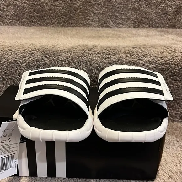 Adidas Superstar 3G Slides Sandals Shoes new white black G61951 Mens Size 7