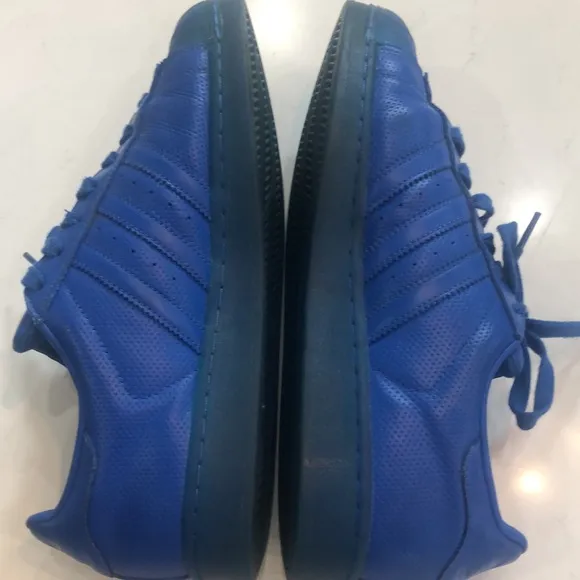 Adidas Superstar blue Leather Excellent Condition shoes size 10 men's classic