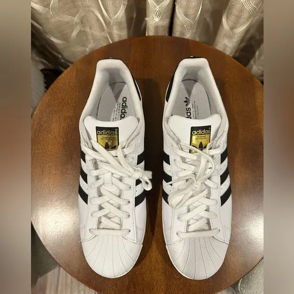 Adidas Superstar Men’s White Sneaker Hardshell Sneakers / Shoes Size 13