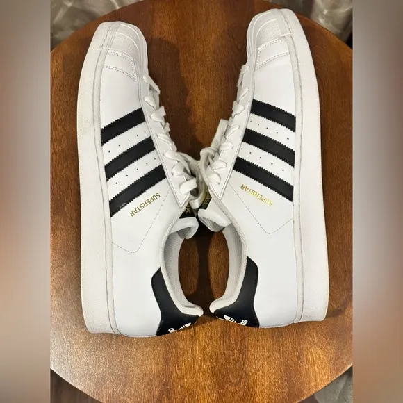 Adidas Superstar Men’s White Sneaker Hardshell Sneakers / Shoes Size 13