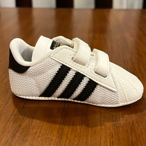 Adidas Superstar Shell Toe Infant Baby Crib Shoes S79916 sneakers Boys Girl Sz 1