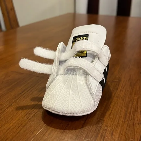 Adidas Superstar Shell Toe Infant Baby Crib Shoes S79916 sneakers Boys Girl Sz 1