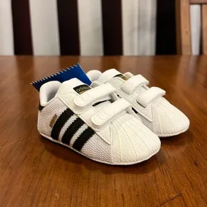 Adidas Superstar Shell Toe Infant Baby Crib Shoes S79916 sneakers Boys Girl Sz 1