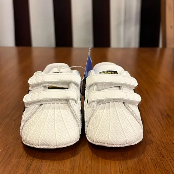 Adidas Superstar Shell Toe Infant Baby Crib Shoes S79916 sneakers Boys Girl Sz 1