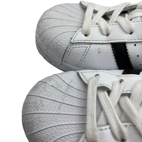 Adidas Superstar Sneakers Shoes Men's US 5 UK 4.5 EU 37.5 Ortholite White Black