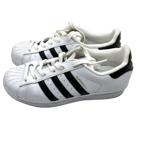 Adidas Superstar Sneakers Shoes Men's US 5 UK 4.5 EU 37.5 Ortholite White Black