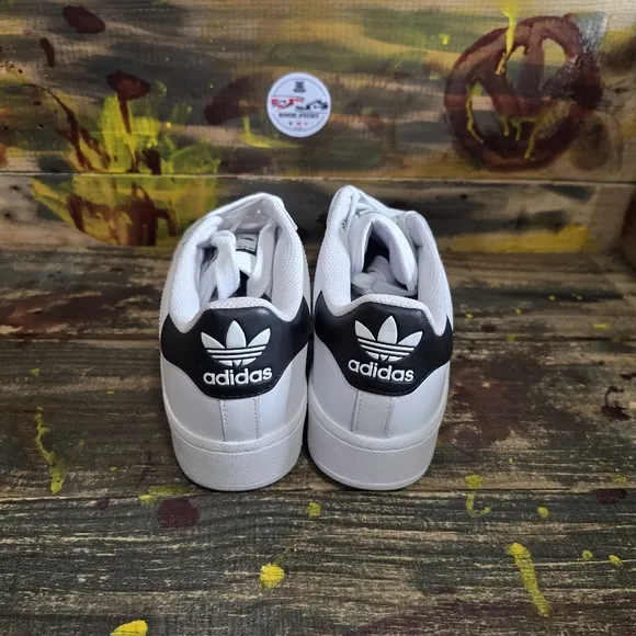 Adidas Superstar XLG IF3001 Sneakers Black White Lifestyle Shoes Women‎ Sz 8.5,9