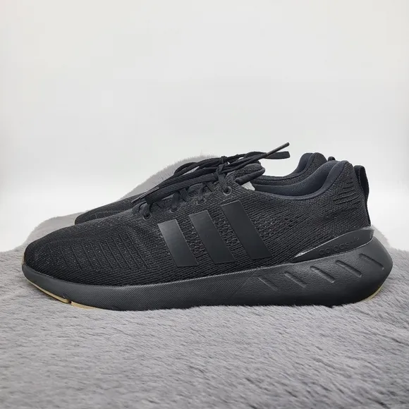Adidas Swift Run 22 'Black Gum' Men's Running Shoes