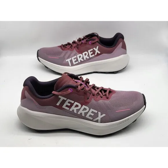 Adidas Terrex Agravic 3 Trail Running Shoes Womens IG6583 Size 11 Purple