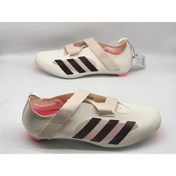 Adidas The Indoor Mens Cycling Shoes Off White Shadow Maroon Size 9