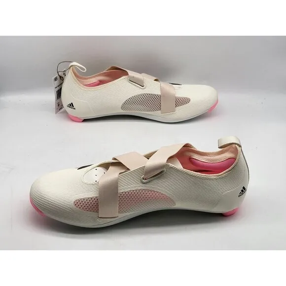 Adidas The Indoor Mens Cycling Shoes Off White Shadow Maroon Size 9